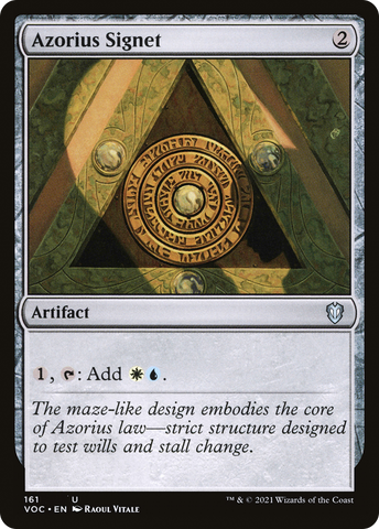 Azorius Signet [Innistrad: Crimson Vow Commander] - The Mythic Store | 24h Order Processing