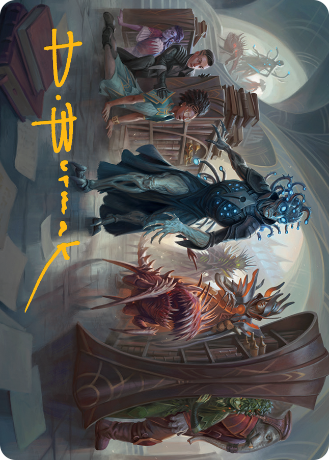 Invasion of Arcavios Art Card (Gold-Stamped Signature) [March of the Machine Art Series] - The Mythic Store | 24h Order Processing