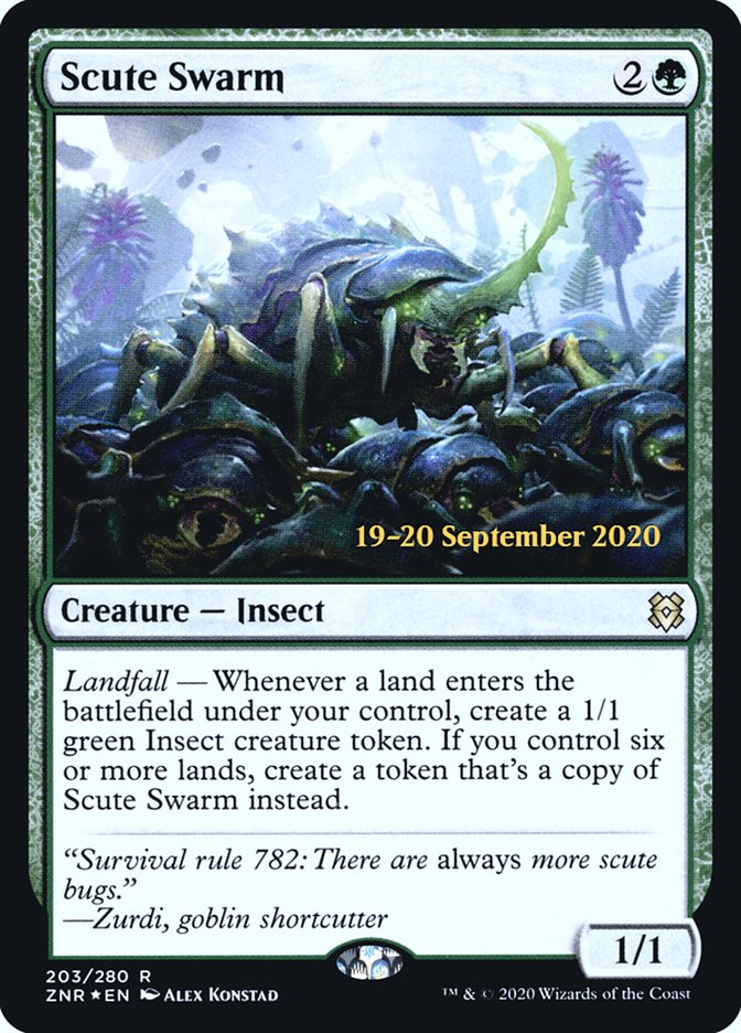 Scute Swarm [Zendikar Rising Prerelease Promos] - The Mythic Store | 24h Order Processing