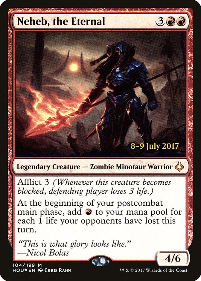 Neheb, the Eternal [Hour of Devastation Prerelease Promos] - The Mythic Store | 24h Order Processing
