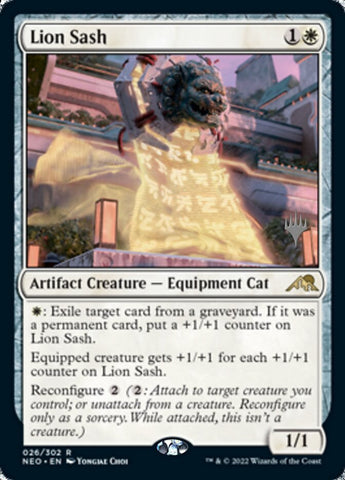 Lion Sash (Promo Pack) [Kamigawa: Neon Dynasty Promos] - The Mythic Store | 24h Order Processing