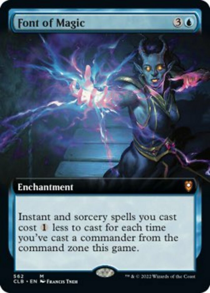 Font of Magic (Extended Art) [Commander Legends: Battle for Baldur's Gate] - The Mythic Store | 24h Order Processing
