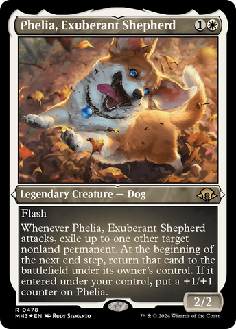 Phelia, Exuberant Shepherd (Foil Etched) [Modern Horizons 3] - The Mythic Store | 24h Order Processing