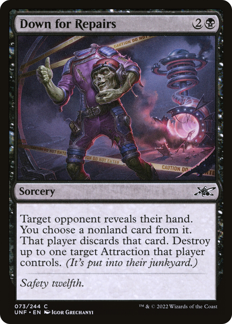 Down for Repairs [Unfinity] - The Mythic Store | 24h Order Processing