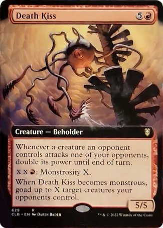 Death Kiss (Extended Art) [Commander Legends: Battle for Baldur's Gate] - The Mythic Store | 24h Order Processing