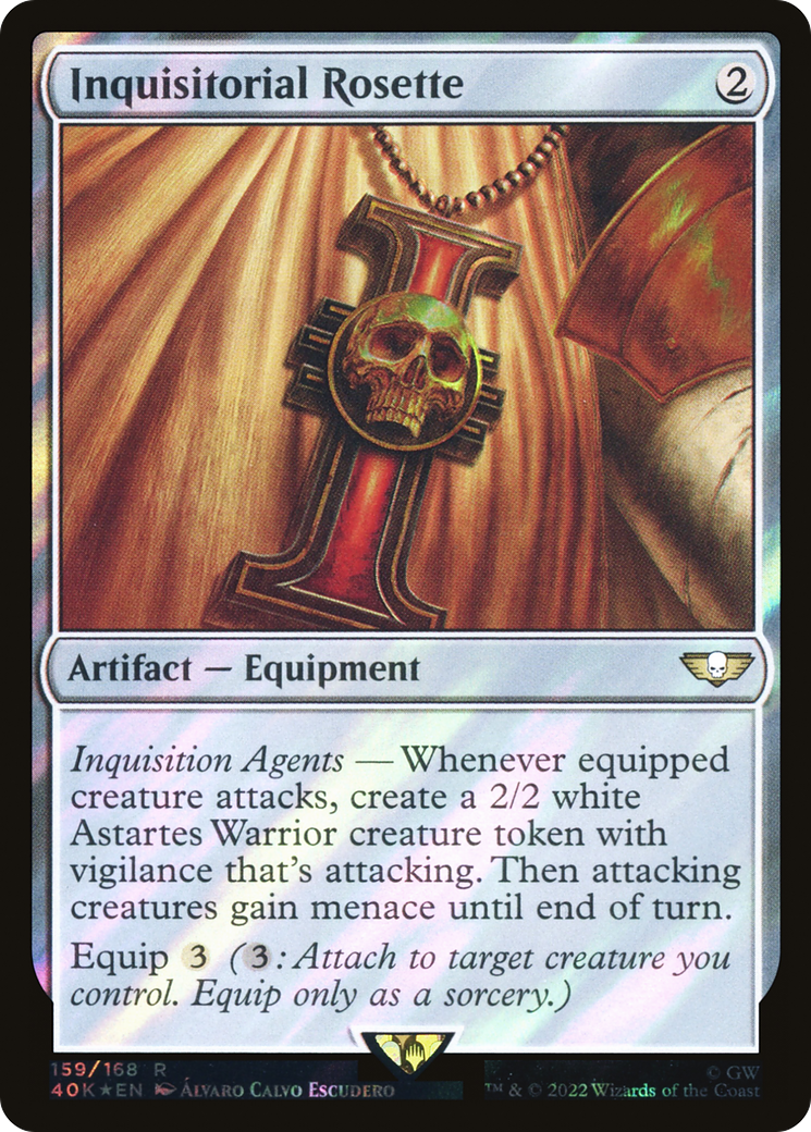 Inquisitorial Rosette (Surge Foil) [Warhammer 40,000] - The Mythic Store | 24h Order Processing