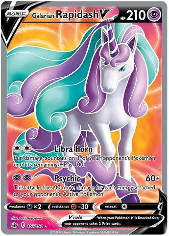 Galarian Rapidash V (167/198) [Sword & Shield: Chilling Reign] - The Mythic Store | 24h Order Processing