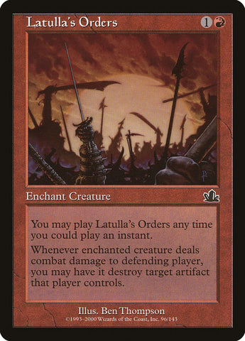 Latulla's Orders [Prophecy] - The Mythic Store | 24h Order Processing
