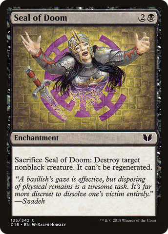 Seal of Doom [Commander 2015] - The Mythic Store | 24h Order Processing