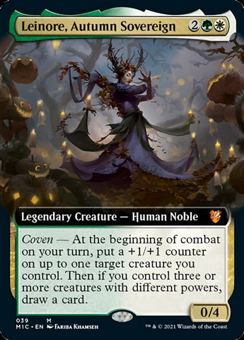 Leinore, Autumn Sovereign (Extended Art) [Innistrad: Midnight Hunt Commander] - The Mythic Store | 24h Order Processing