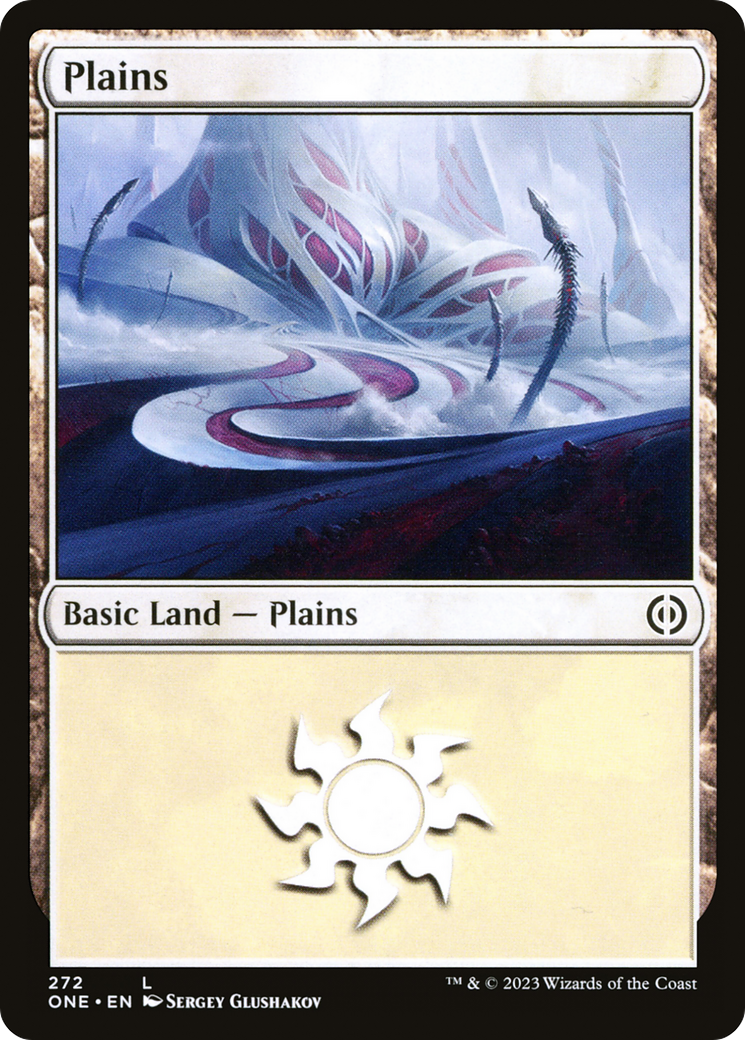 Plains (272) [Phyrexia: All Will Be One] - The Mythic Store | 24h Order Processing