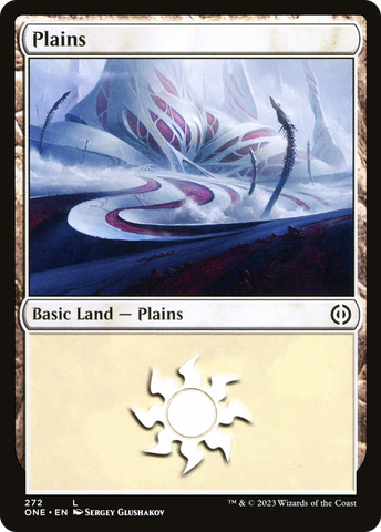 Plains (272) [Phyrexia: All Will Be One] - The Mythic Store | 24h Order Processing