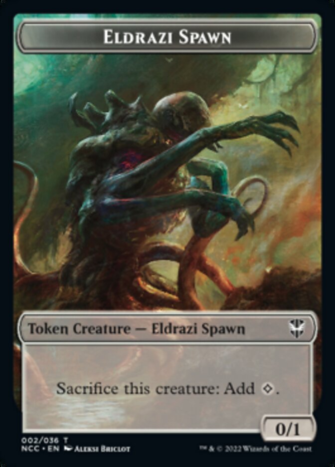 Eldrazi Spawn // Human Double-Sided Token [Streets of New Capenna Commander Tokens] - The Mythic Store | 24h Order Processing