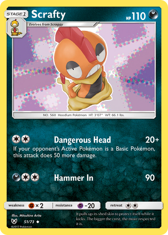 Scrafty (51/73) [Sun & Moon: Shining Legends] - The Mythic Store | 24h Order Processing