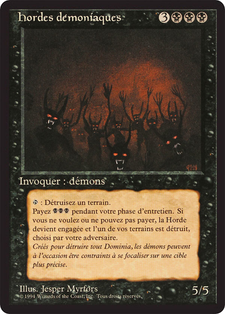 Demonic Hordes [Foreign Black Border] - The Mythic Store | 24h Order Processing