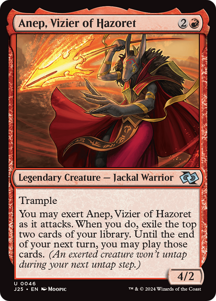 Anep, Vizier of Hazoret (Anime) [Foundations Jumpstart] - The Mythic Store | 24h Order Processing