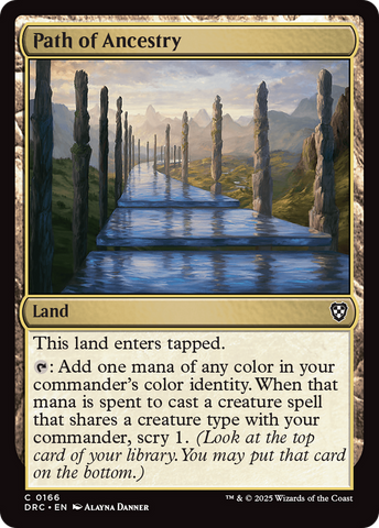 Path of Ancestry (0166) [Aetherdrift Commander] - The Mythic Store | 24h Order Processing