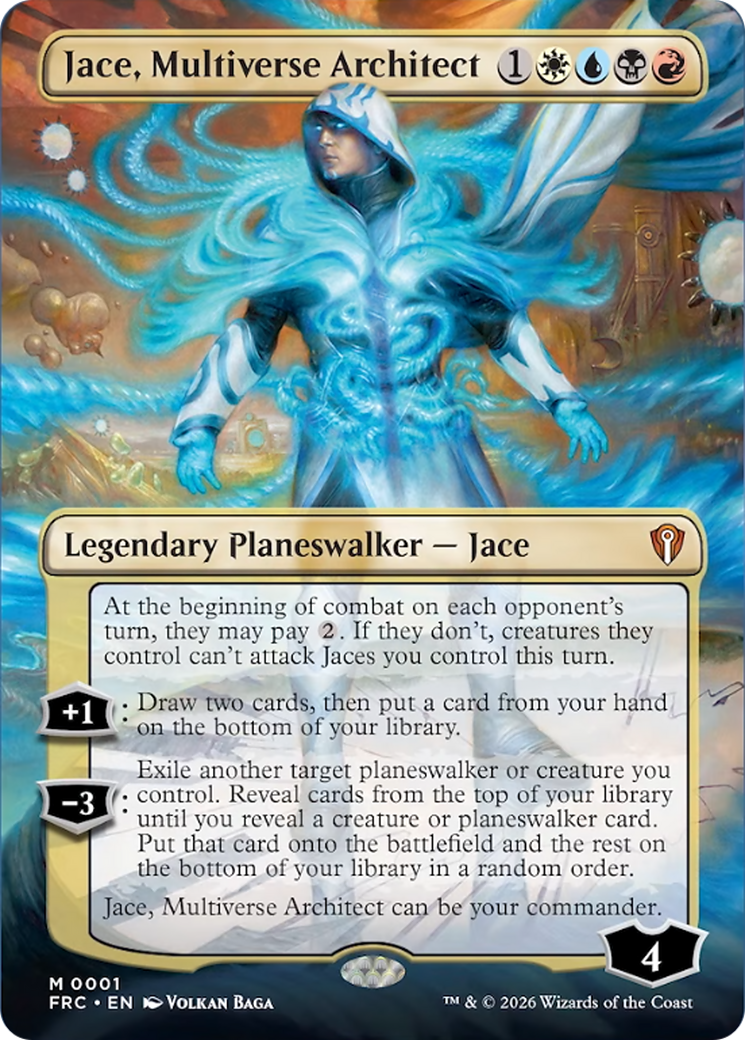 Jace, Multiverse Architect (Borderless) [Reality Fracture Commander] - The Mythic Store | 24h Order Processing