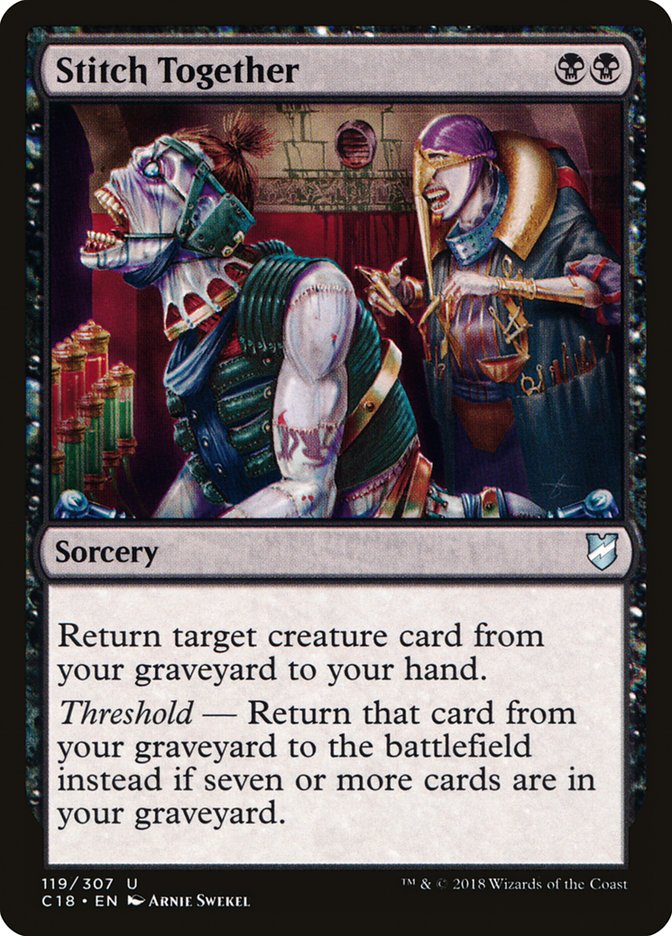 Stitch Together [Commander 2018] - The Mythic Store | 24h Order Processing