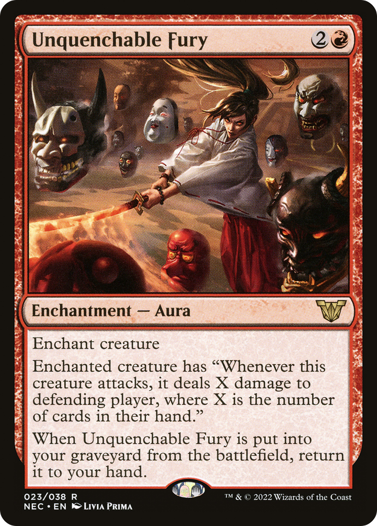 Unquenchable Fury [Kamigawa: Neon Dynasty Commander] - The Mythic Store | 24h Order Processing
