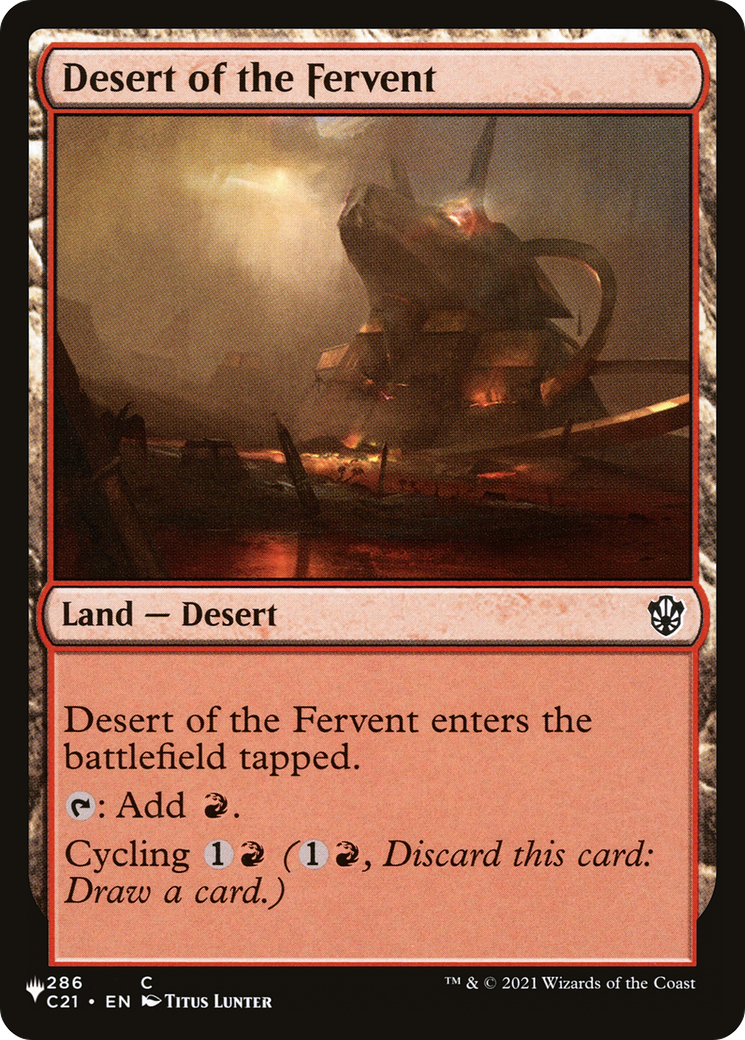 Desert of the Fervent [The List] - The Mythic Store | 24h Order Processing