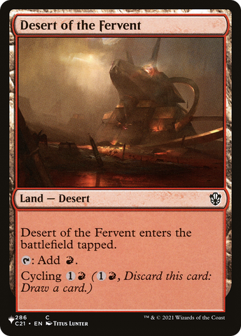 Desert of the Fervent [The List] - The Mythic Store | 24h Order Processing