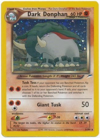 Dark Donphan (3/105) [Neo Destiny Unlimited] - The Mythic Store | 24h Order Processing