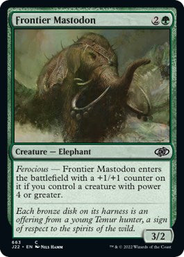 Frontier Mastodon [Jumpstart 2022] - The Mythic Store | 24h Order Processing