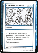 Command the Chaff [Mystery Booster Playtest Cards] - The Mythic Store | 24h Order Processing