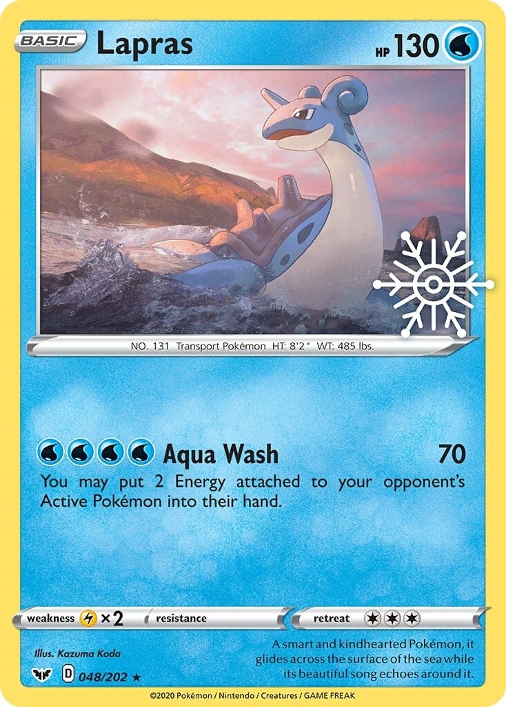 Lapras (048/202) (Holiday Calendar) [Sword & Shield: Base Set] - The Mythic Store | 24h Order Processing