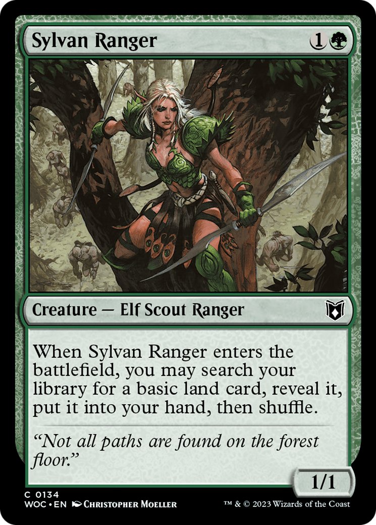 Sylvan Ranger [Wilds of Eldraine Commander] - The Mythic Store | 24h Order Processing