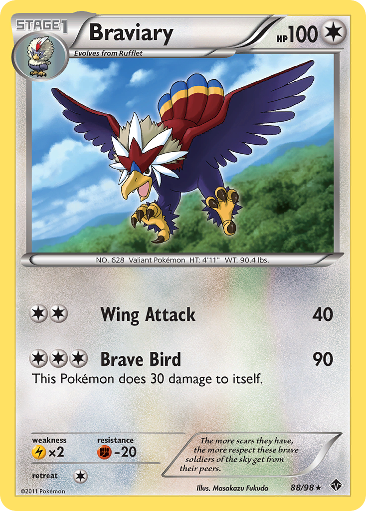 Braviary (88/98) [Black & White: Emerging Powers] - The Mythic Store | 24h Order Processing