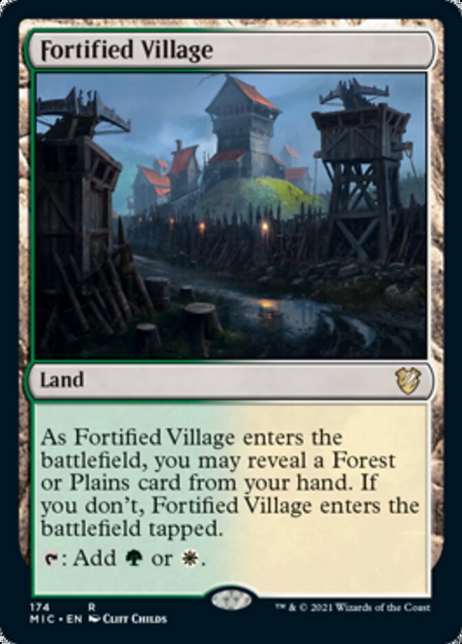 Fortified Village [Innistrad: Midnight Hunt Commander] - The Mythic Store | 24h Order Processing
