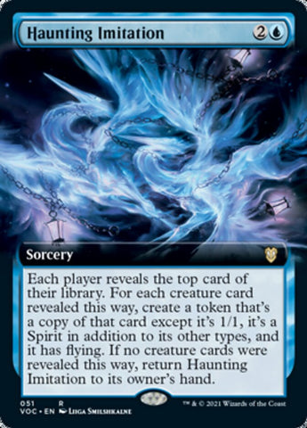 Haunting Imitation (Extended Art) [Innistrad: Crimson Vow Commander] - The Mythic Store | 24h Order Processing