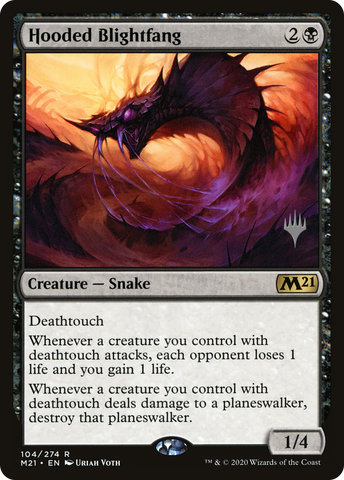 Hooded Blightfang (Promo Pack) [Core Set 2021 Promos] - The Mythic Store | 24h Order Processing
