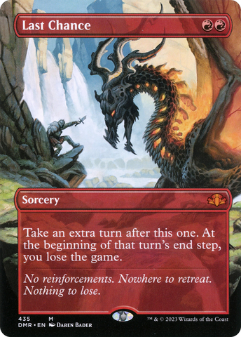 Last Chance (Borderless Alternate Art) [Dominaria Remastered] - The Mythic Store | 24h Order Processing