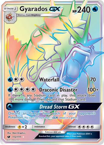 Gyarados GX (112/111) [Sun & Moon: Crimson Invasion] - The Mythic Store | 24h Order Processing