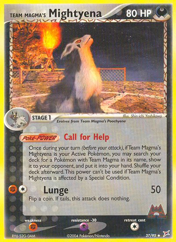 Team Magma's Mightyena (37/95) [EX: Team Magma vs Team Aqua] - The Mythic Store | 24h Order Processing