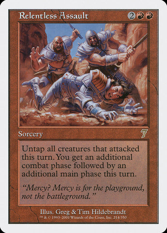 Relentless Assault [Seventh Edition] - The Mythic Store | 24h Order Processing