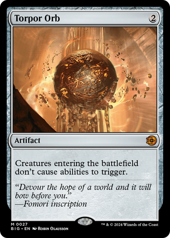 Torpor Orb [Outlaws of Thunder Junction: The Big Score] - The Mythic Store | 24h Order Processing