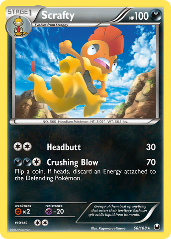 Scrafty (68/108) [Black & White: Dark Explorers] - The Mythic Store | 24h Order Processing