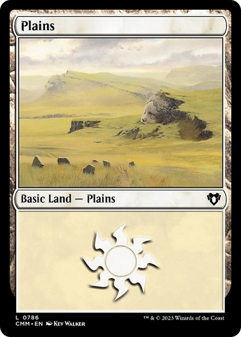 Plains (786) [Commander Masters] - The Mythic Store | 24h Order Processing