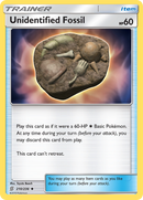 Unidentified Fossil (210/236) [Sun & Moon: Unified Minds] - The Mythic Store | 24h Order Processing