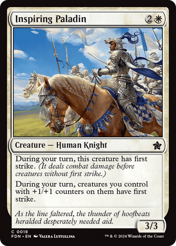 Inspiring Paladin [Foundations] - The Mythic Store | 24h Order Processing