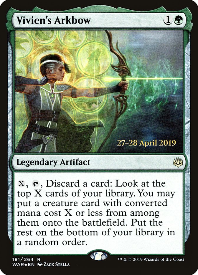 Vivien's Arkbow [War of the Spark Prerelease Promos] - The Mythic Store | 24h Order Processing