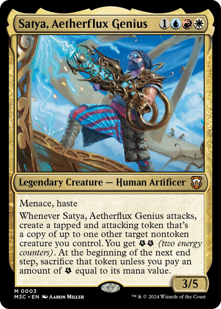 Satya, Aetherflux Genius [Modern Horizons 3 Commander] - The Mythic Store | 24h Order Processing