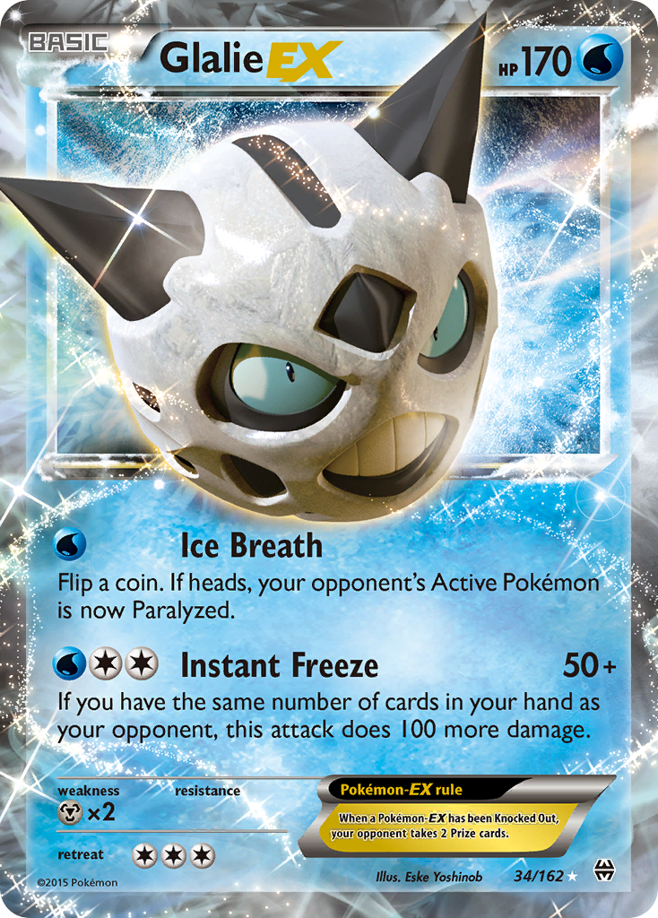Glalie EX (34/162) [XY: BREAKthrough] - The Mythic Store | 24h Order Processing