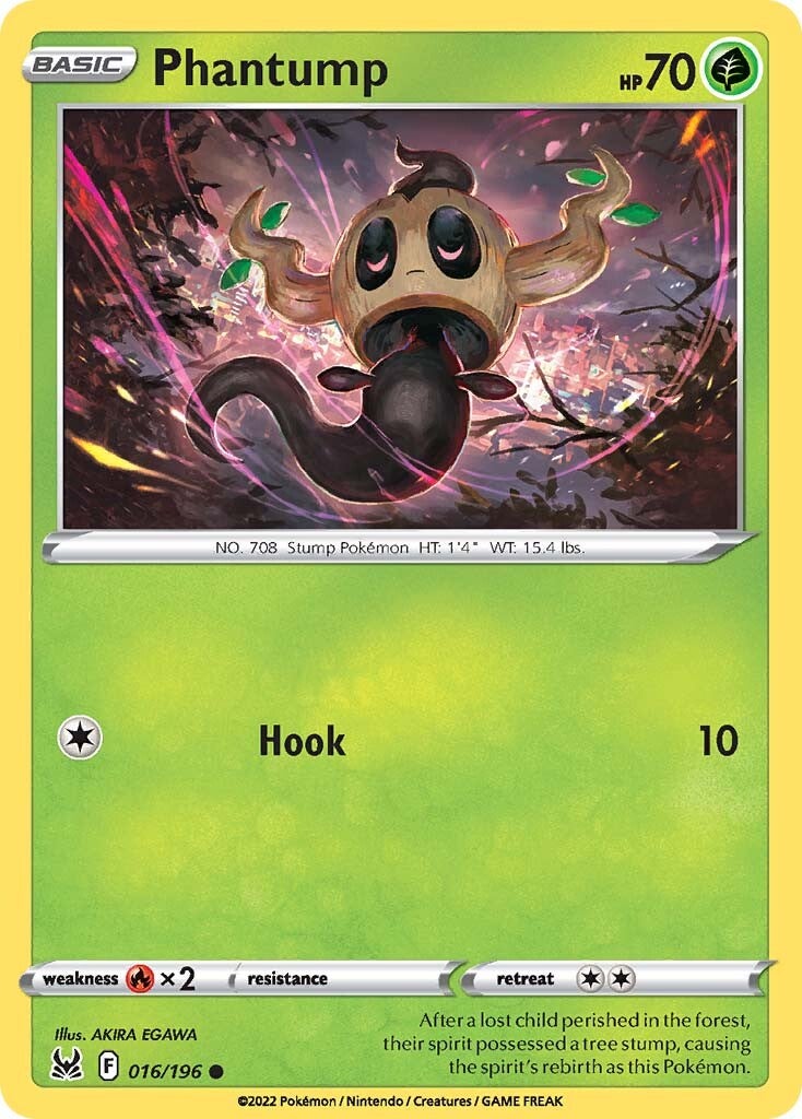Phantump (016/196) [Sword & Shield: Lost Origin] - The Mythic Store | 24h Order Processing