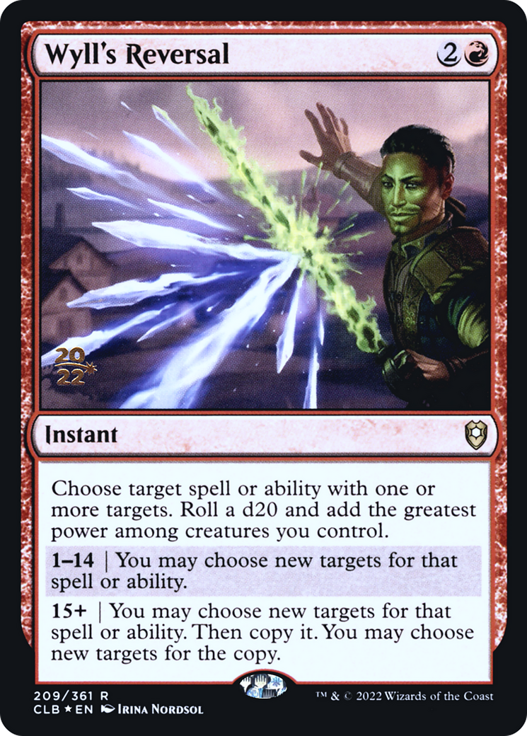Wyll's Reversal [Commander Legends: Battle for Baldur's Gate Prerelease Promos] - The Mythic Store | 24h Order Processing