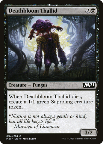 Deathbloom Thallid [Core Set 2021] - The Mythic Store | 24h Order Processing